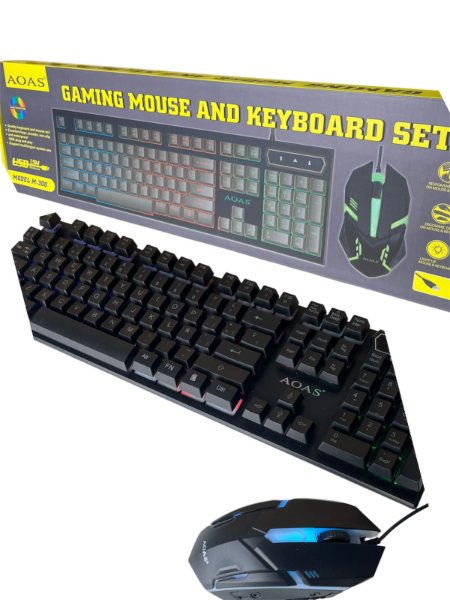 COMBO TECLADO + MOUSE GAMER M300/M400