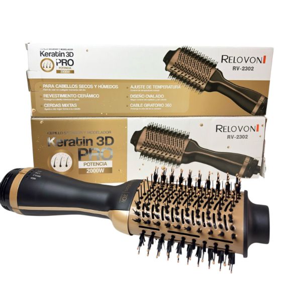CEPILLO SECADOR DE KERATINA PHDZ-02