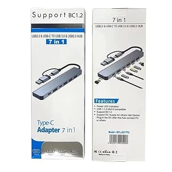 ADAPTADOR MULTIPLE 7 EN 1 A2503-1322