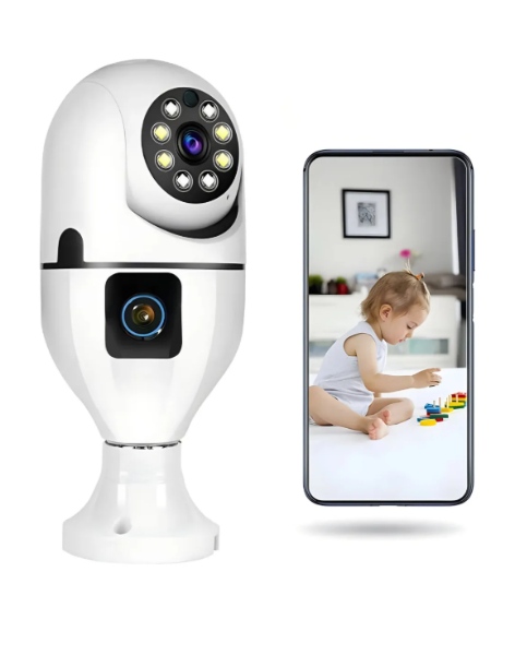 CAMARA BOMBILLO DOBLE LENTE V-20
