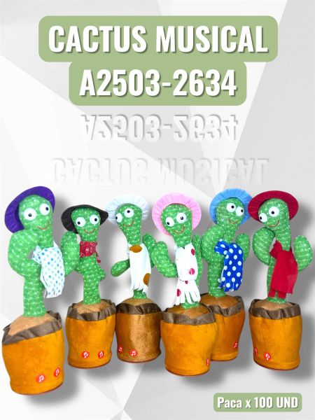 CACTUS MUSICAL A2503-2634-V-1675