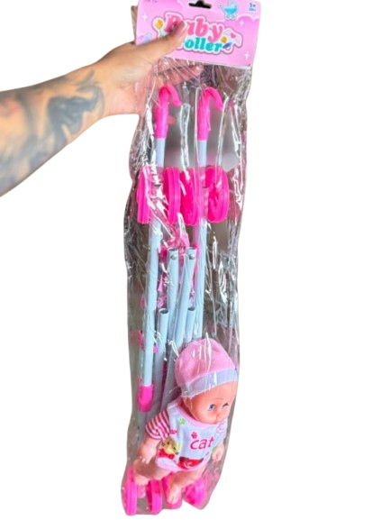 SET COCHE Y MUÑECA 6617F-4