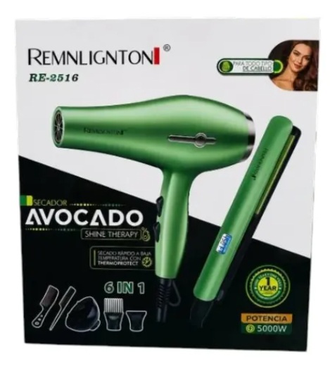 COMBO DE AGUACATE DE SECADOR Y PLANCHA RE-2516