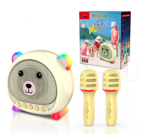 PARLANTE INFANTIL CON MICROFONOS ZQS-K03