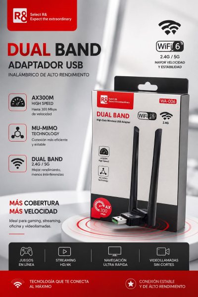 RECEPTOR WIFI WA-006