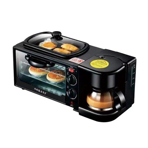 Horno Electrico Sokany 3 En 1