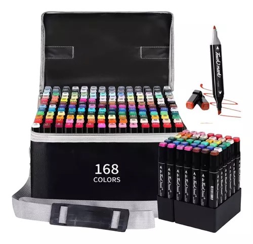 Estuche De Marcadores 168pcs
